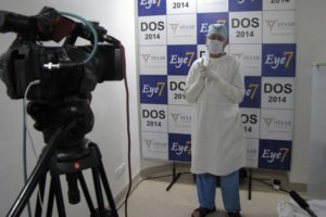 Dr. Chaudhary performs LIVE ICL surgery