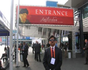 Dr. Chaudhary at ESCRS conference