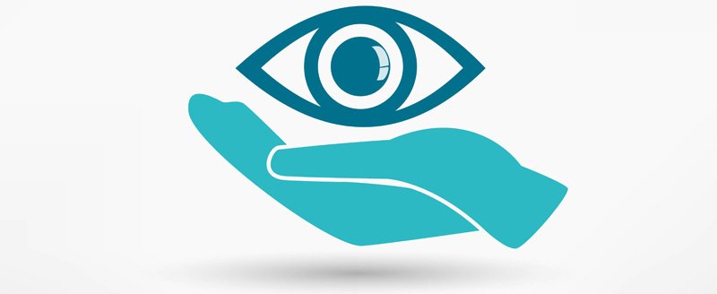 Illustration of eye donation