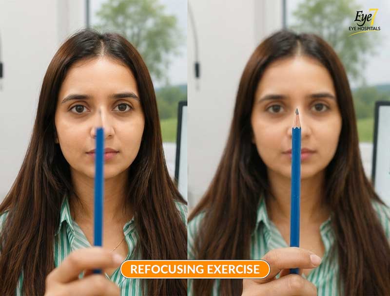 Refocusing Eye Exercise